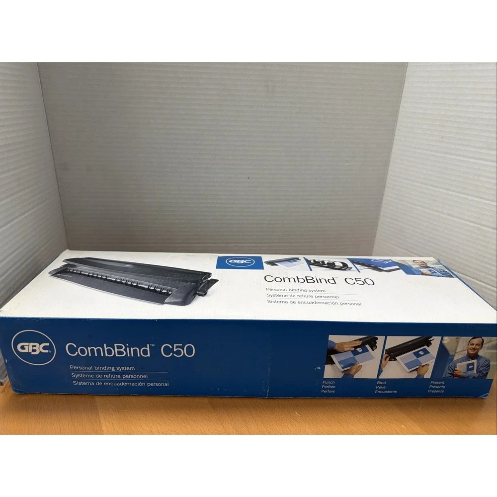 GBC CombBind C50 Binding System for Classroom, Home & Work, Office 90 Sheet Cap